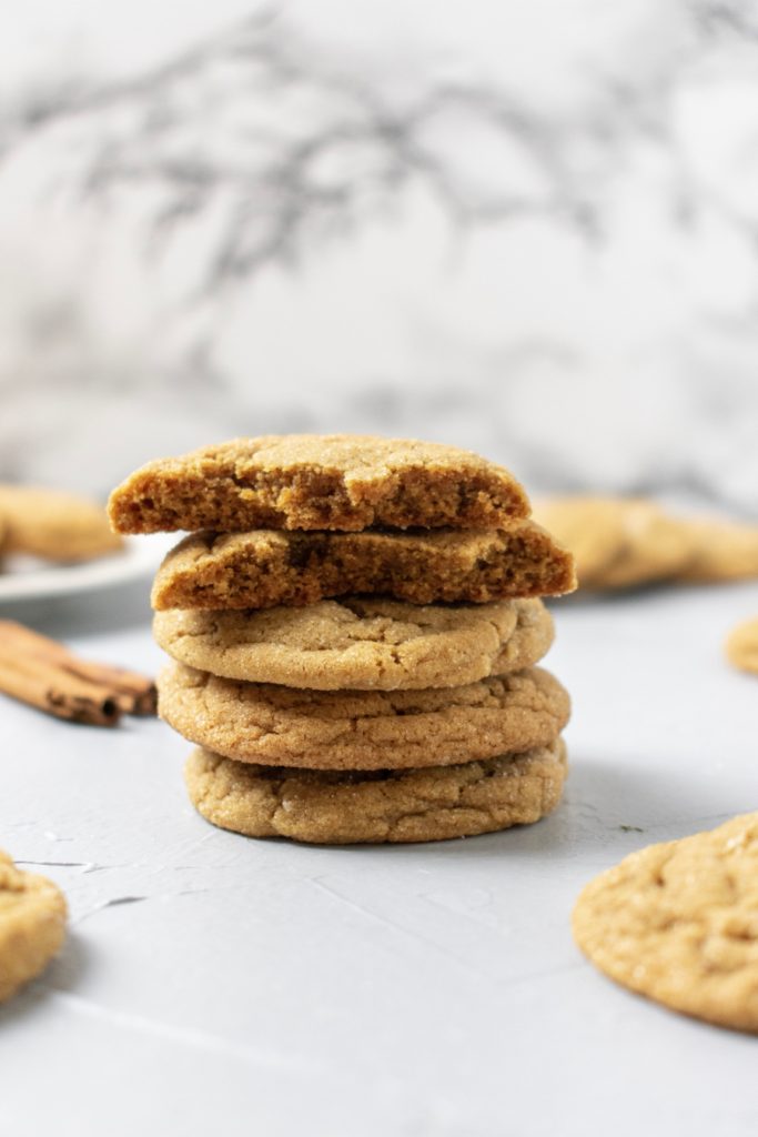 chewy and soft gingersnap cookies 