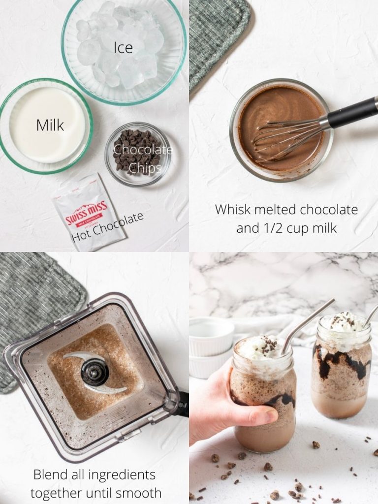 how to make frozen hot chocolate at home