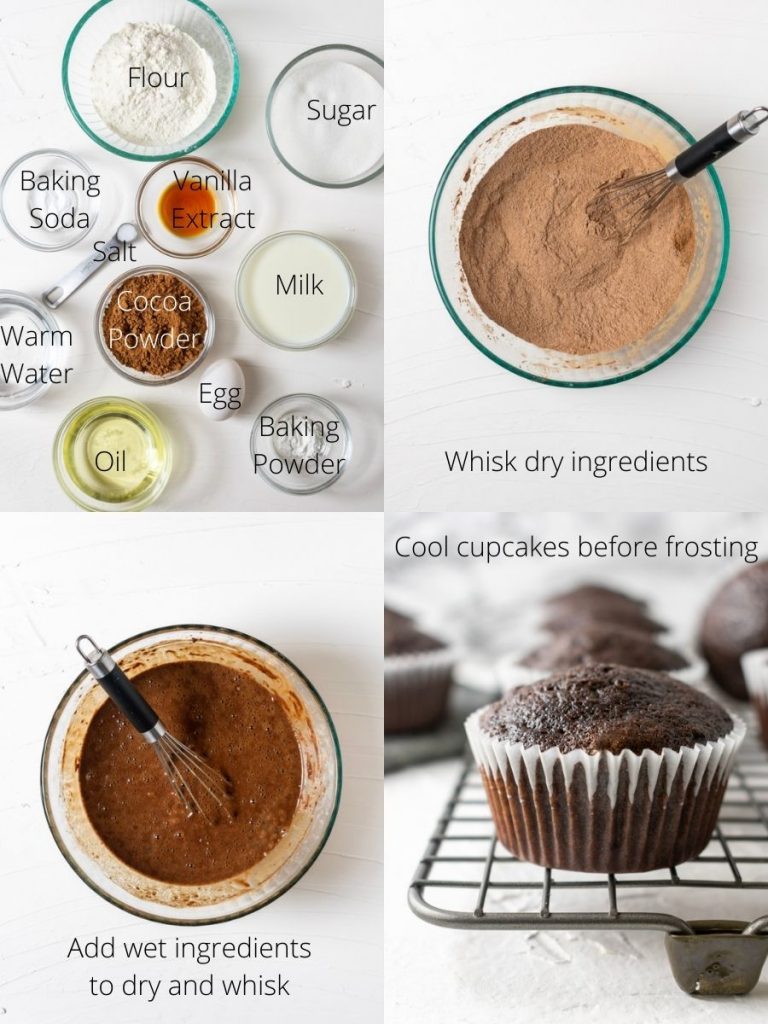 how to make chocolate cupcakes