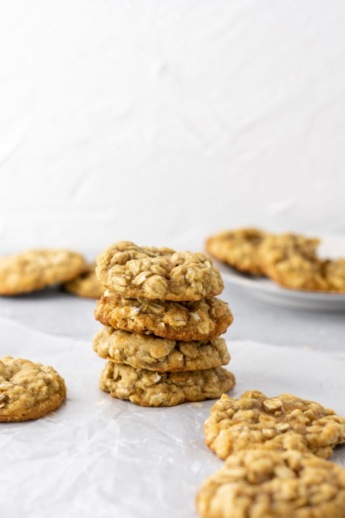 2 dozen cookies made with old-fashioned oats