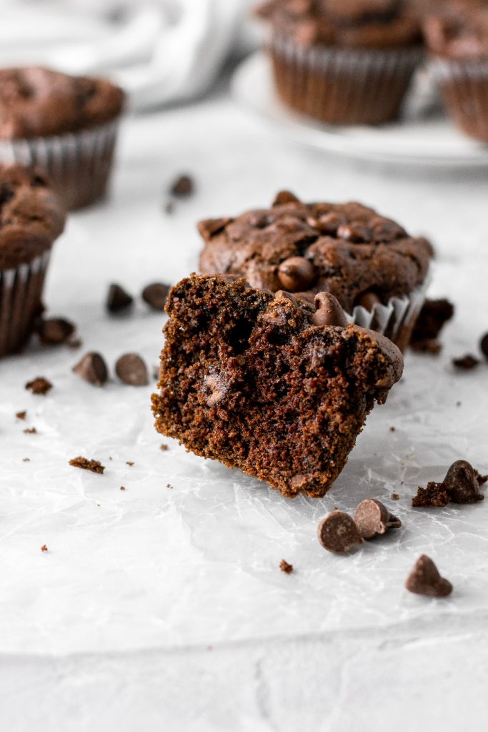 Double chocolate chip muffins