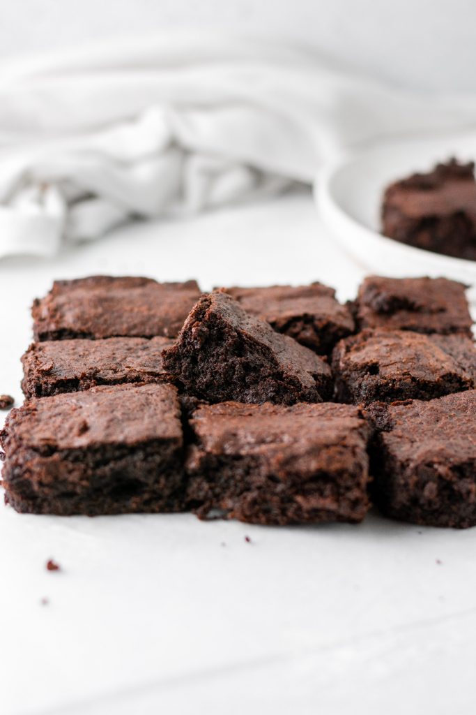 extremely decadent, fudgy, and chewy chocolate brownies