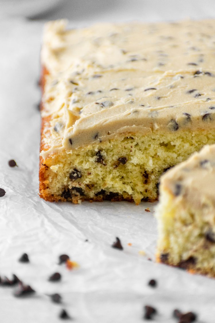 Chocolate Chip Sheet Cake Ginger Snaps Baking Affairs