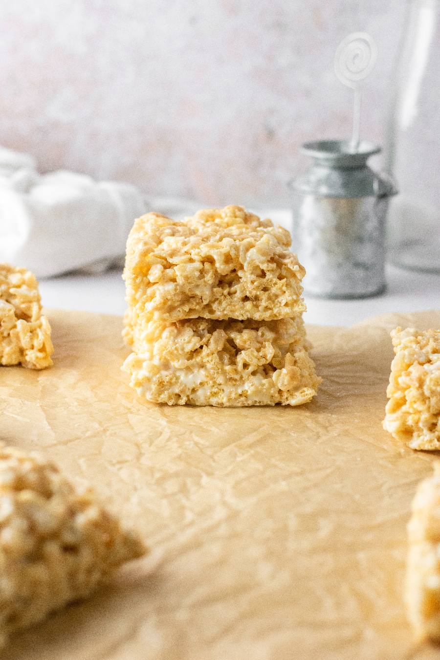 Maple Rice Krispie Treats - Ginger Snaps Baking Affairs