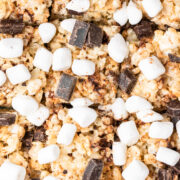 S'mores rice krispie treats.