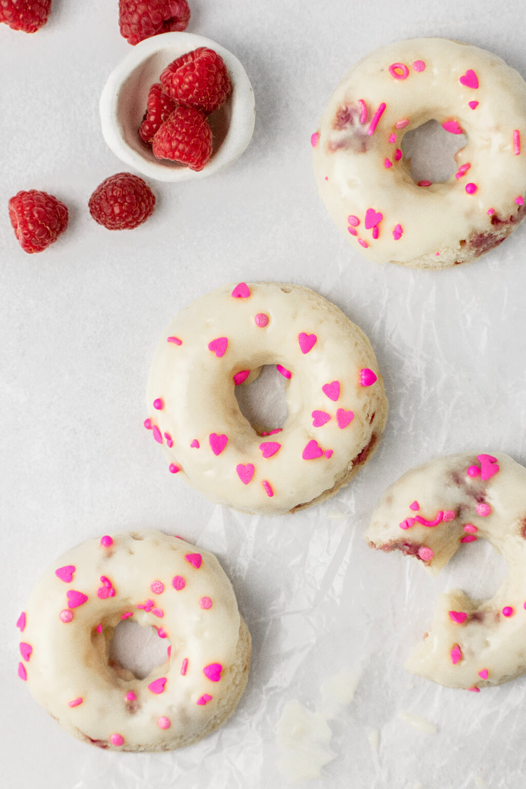 White Chocolate Raspberry Donuts Ginger Snaps Baking Affairs