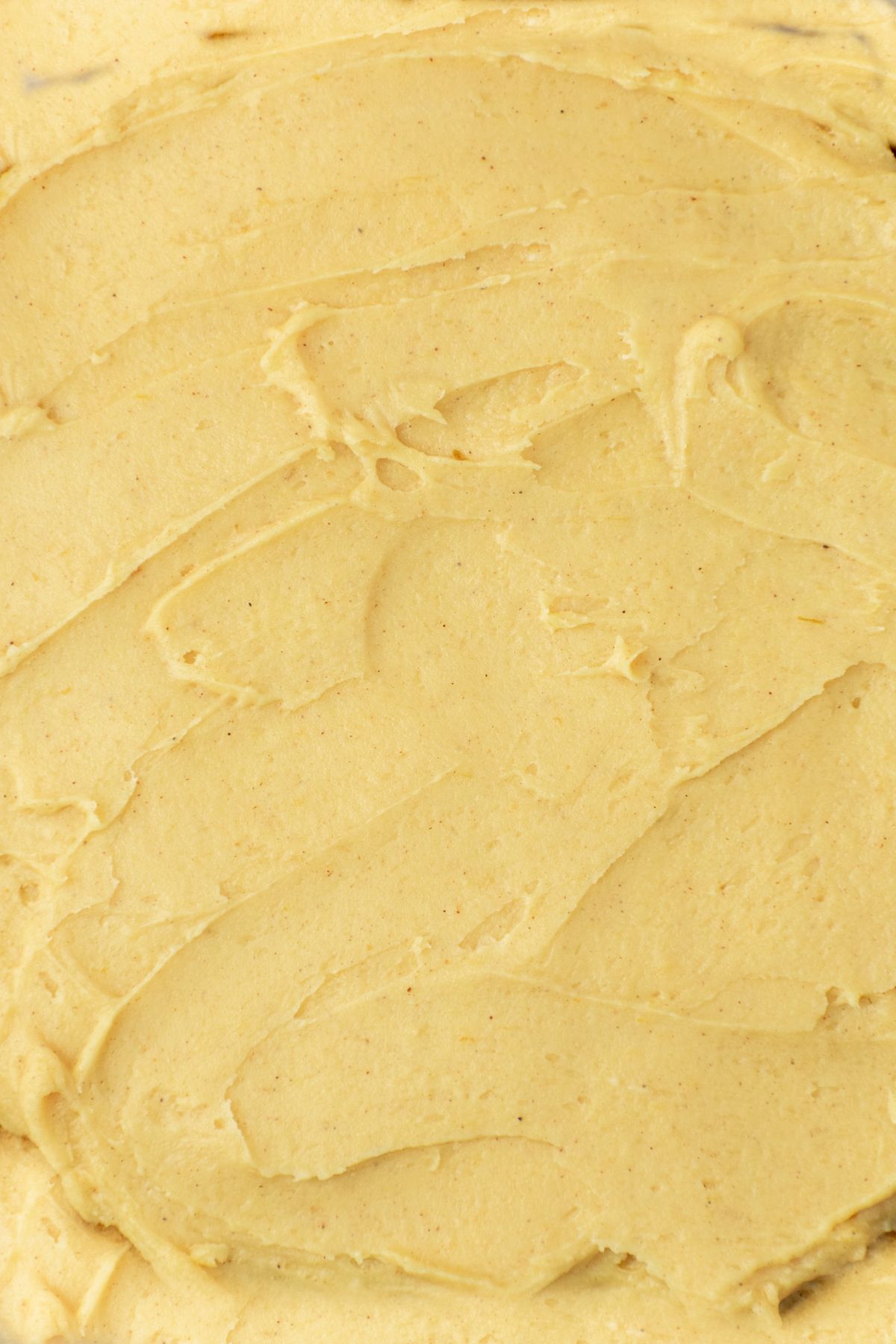 Pumpkin frosting.